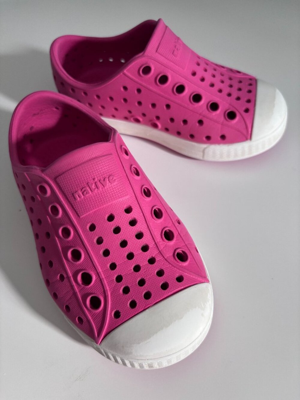 Girls Toddler 6 Native Shoes - Dark Pink